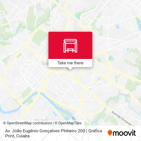 Mapa Av. João Eugênio Gonçalves Pinheiro 200 | Gráfica Print