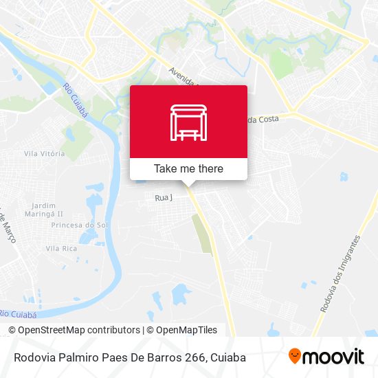 Rodovia Palmiro Paes De Barros 266 map