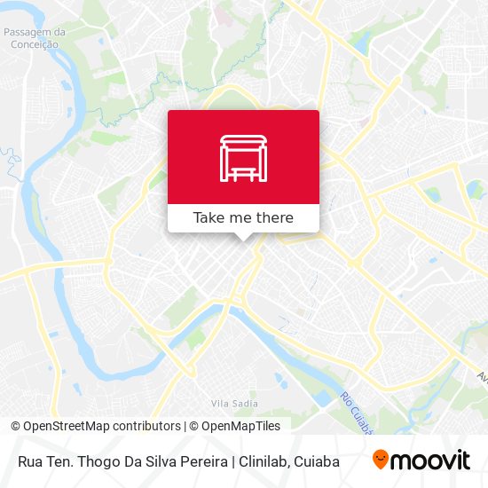 Mapa Rua Ten. Thogo Da Silva Pereira | Clinilab