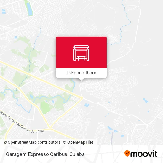 Garagem Expresso Caribus map
