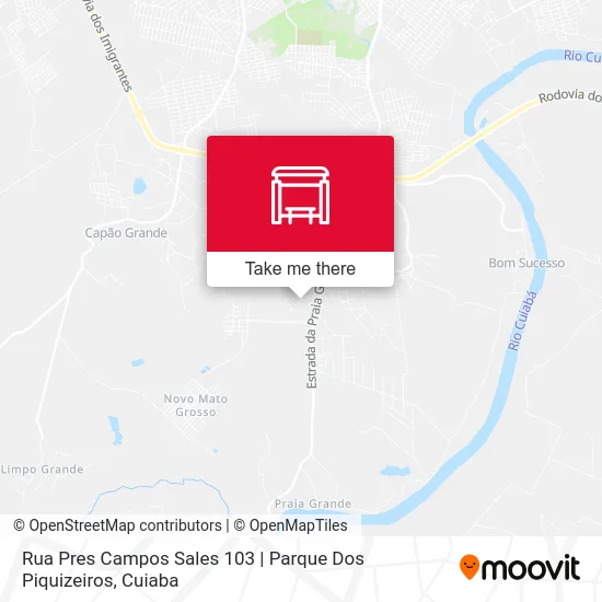 Rua Pres Campos Sales 103 | Parque Dos Piquizeiros map