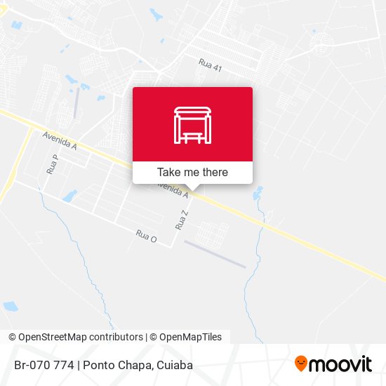 Br-070 774 | Ponto Chapa map