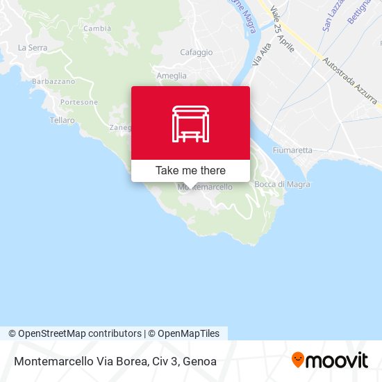 Montemarcello Via Borea, Civ 3 map