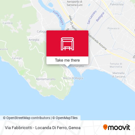Via Fabbricotti - Locanda Di Ferro map
