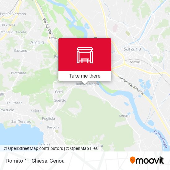 Romito 1 - Chiesa map