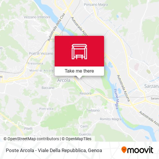 Poste Arcola - Viale Della Repubblica map