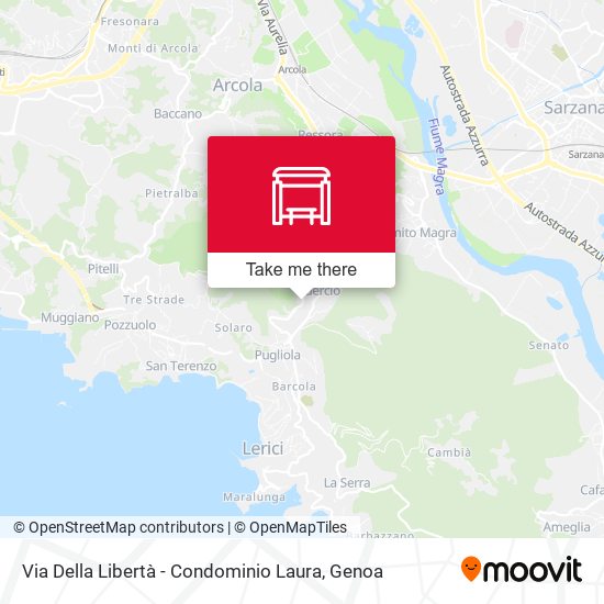 Via Della Libertà - Condominio Laura map