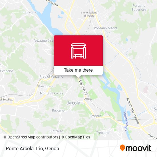 Ponte Arcola Trio map