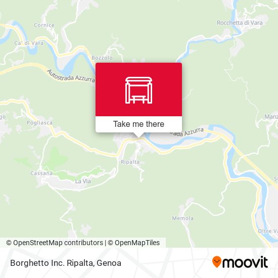 Borghetto Inc. Ripalta map