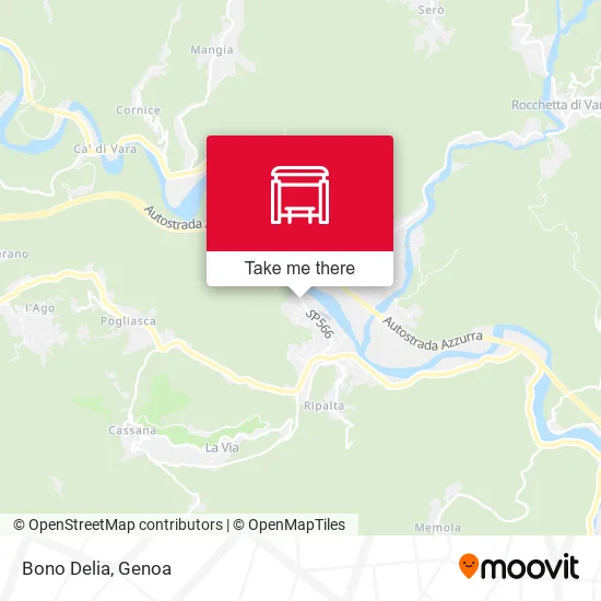 Bono Delia map