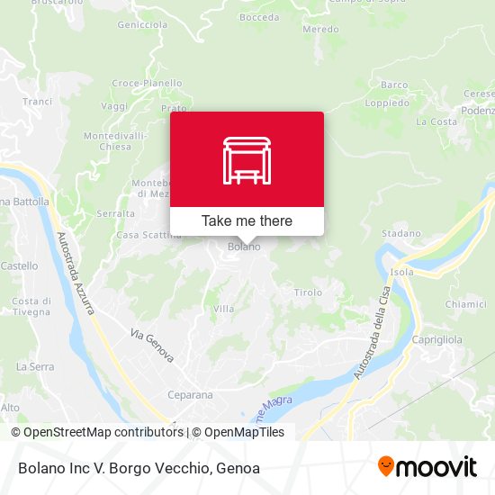 Bolano Inc V. Borgo Vecchio map