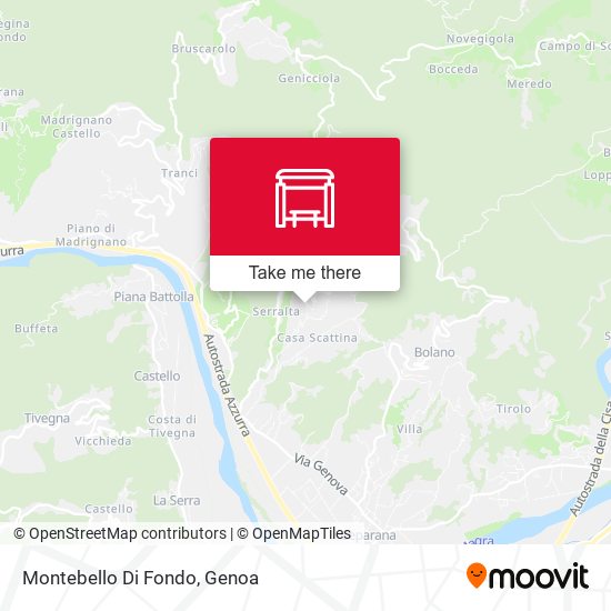 Montebello Di Fondo map