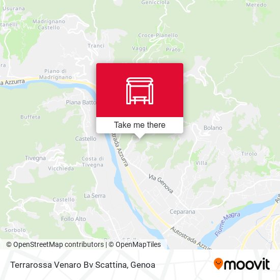 Terrarossa Venaro Bv Scattina map