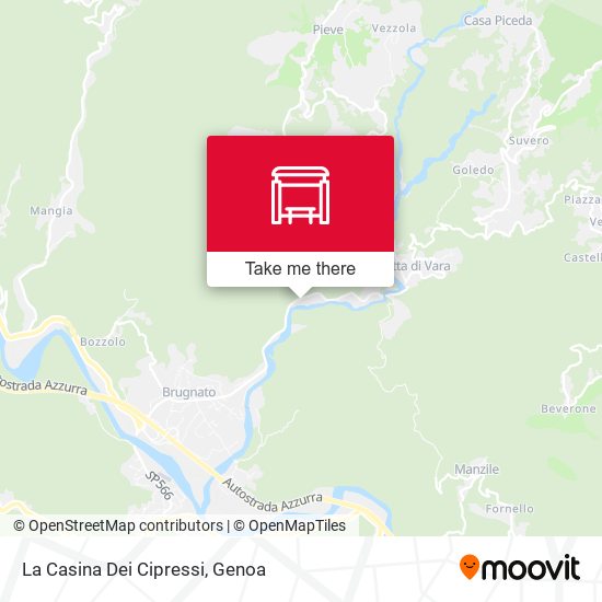 La Casina Dei Cipressi map