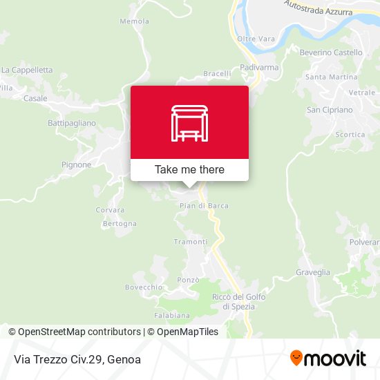 Via Trezzo Civ.29 map