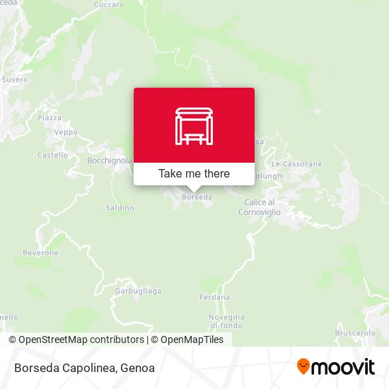 Borseda Capolinea map