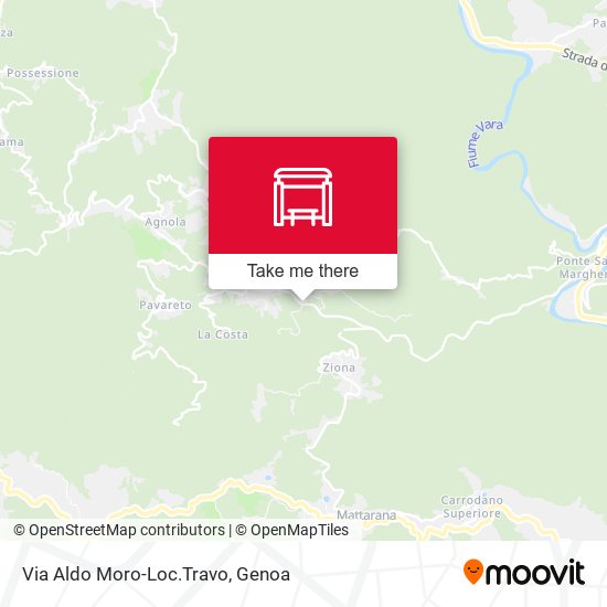 Via Aldo Moro-Loc.Travo map