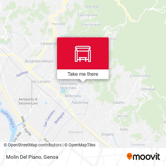 Molin Del Piano map