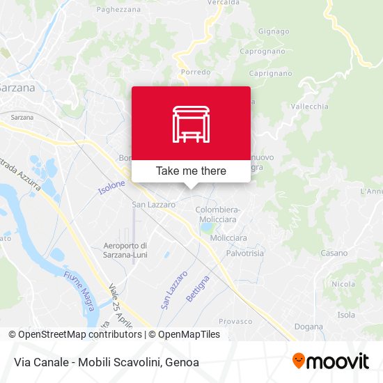 Via Canale - Mobili Scavolini map