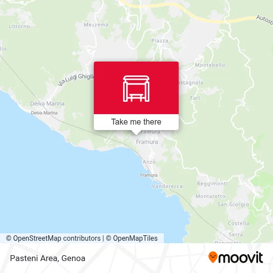Pasteni Area map