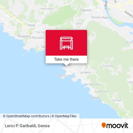 Lerici P. Garibaldi map