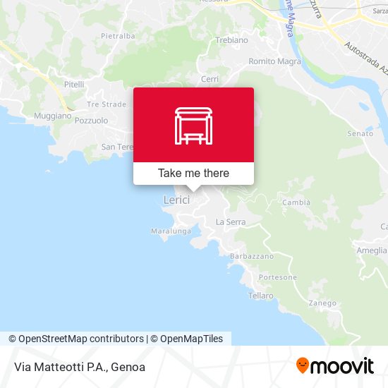 Via Matteotti P.A. map