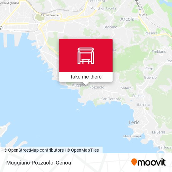 Muggiano-Pozzuolo map