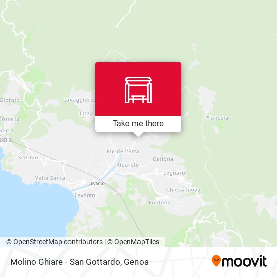 Molino Ghiare - San Gottardo map