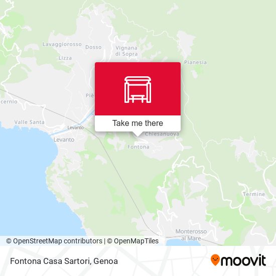 Fontona Casa Sartori map
