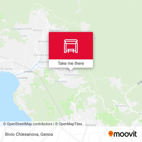 Chiesanova Junction map