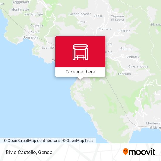 Bivio Castello map