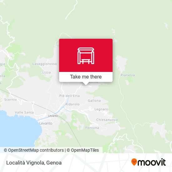 Località Vignola map