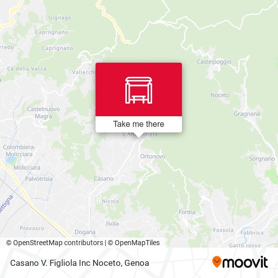 Casano V. Figliola Inc Noceto map