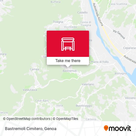 Bastremoli Cimitero map