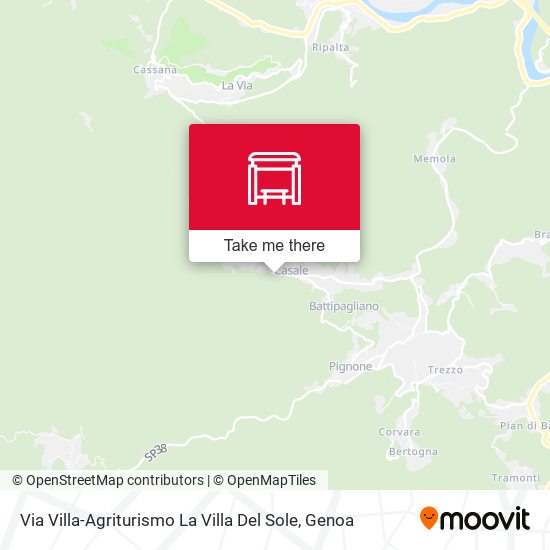 Via Villa-Agriturismo La Villa Del Sole map
