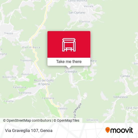 Via Graveglia 107 map