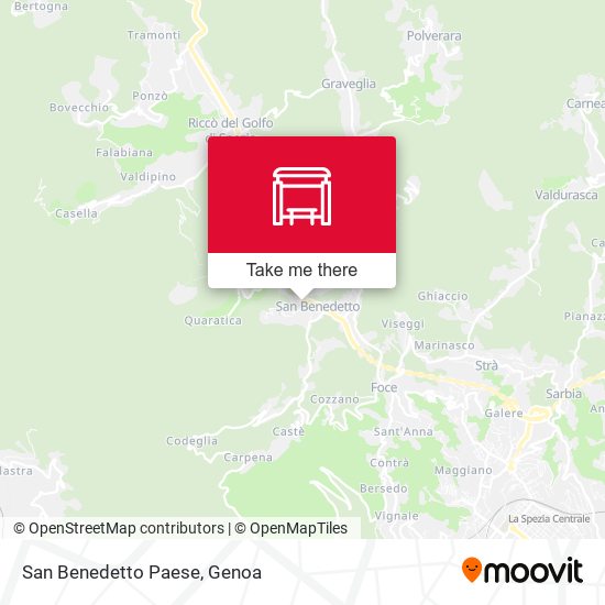 San Benedetto Paese map