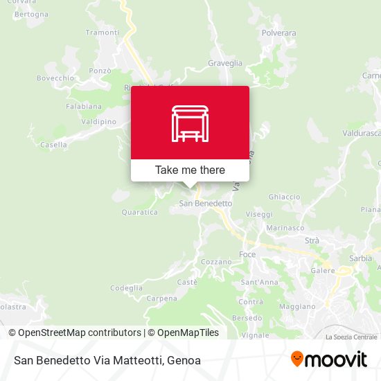 San Benedetto Via Matteotti map