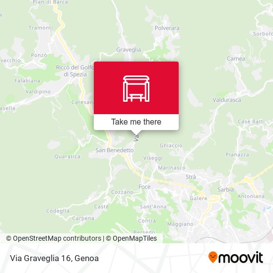 Via Graveglia 16 map