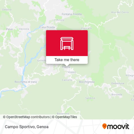 Campo Sportivo map