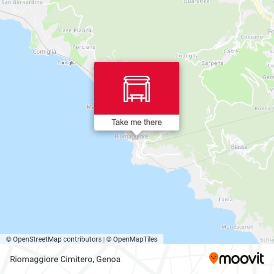 Riomaggiore Cimitero map