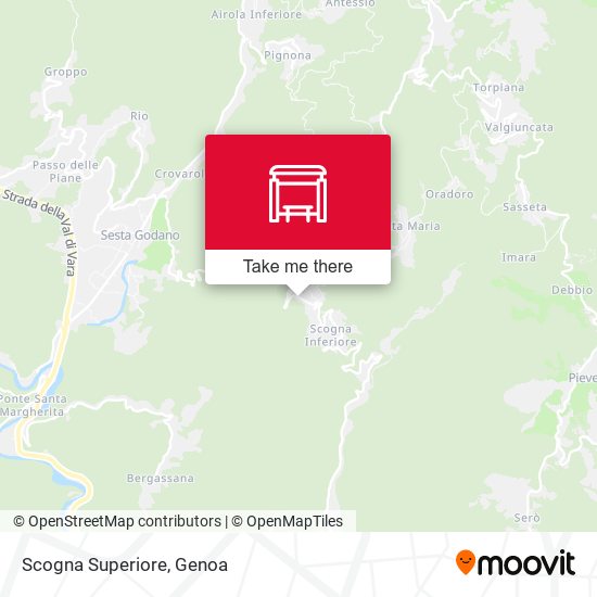 Scogna Superiore map