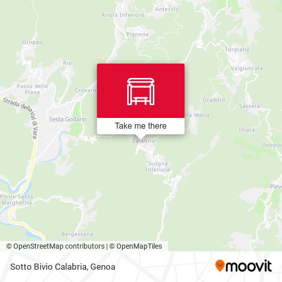 Sotto Bivio Calabria map