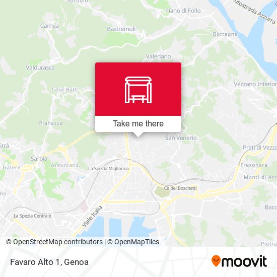 Favaro Alto 1 map