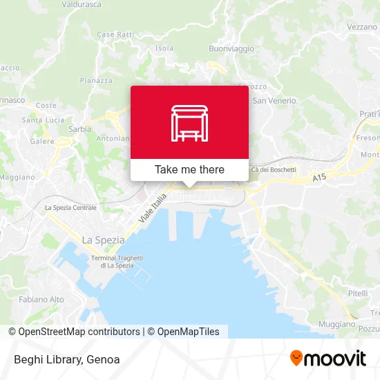 Beghi Library map