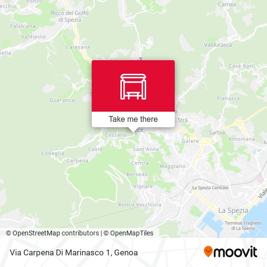 Via Carpena Di Marinasco 1 map