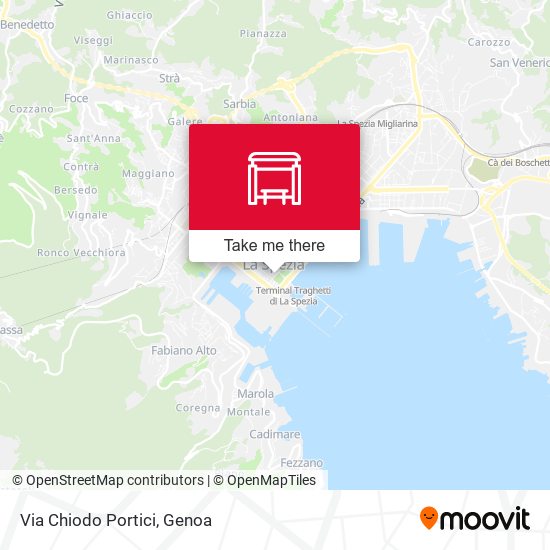 Via Chiodo Portici map