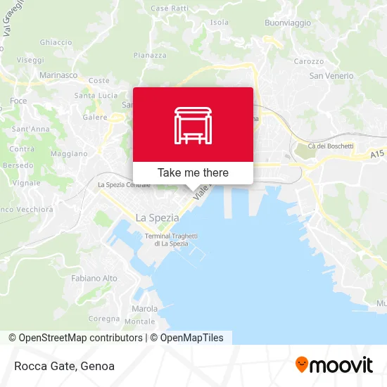 Rocca Gate map
