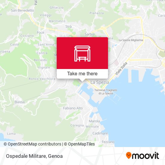 Ospedale Militare map