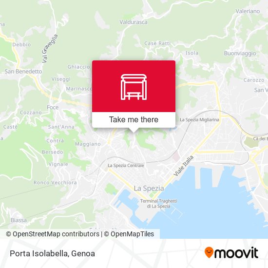 Porta Isolabella map
